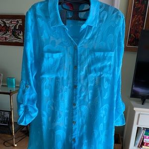 Lilly Pulitzer Natalie shirt dress cover-up